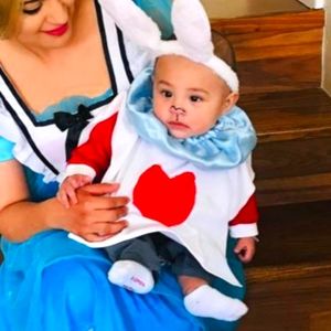 Baby white rabbit costume